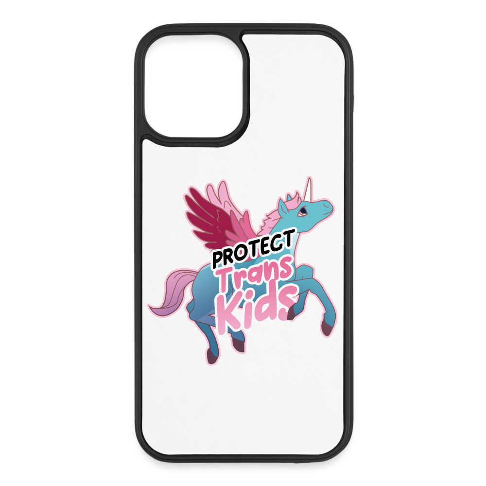 Protect Trans Kids iPhone 12/12 Pro Case - white/black