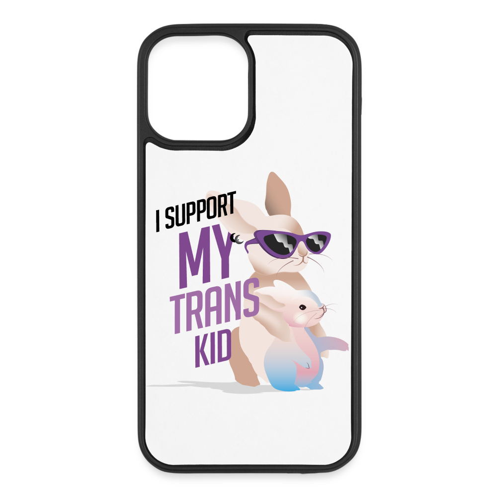 I Support My Trans Kid iPhone 12/12 Pro Case - white/black