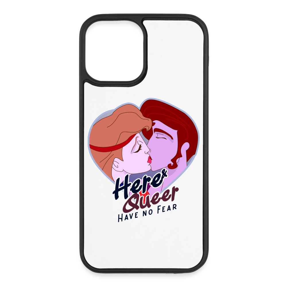 Here & Queer V2: iPhone 12/12 Pro Case - white/black