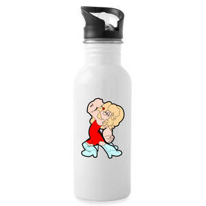 Popeye: Water Bottle - white