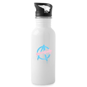 Anarchy Trans: Water Bottle - white