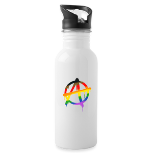 Anarchy Pride: Water Bottle - white