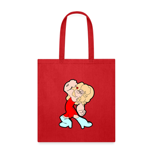 Popeye: Tote Bag - red