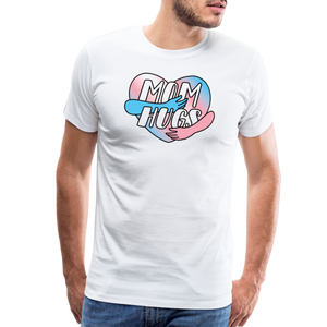 Dad Hugs 9: Men's Premium T-Shirt - white