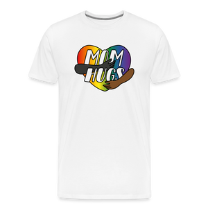 Dad Hugs 7: Men's Premium T-Shirt - white