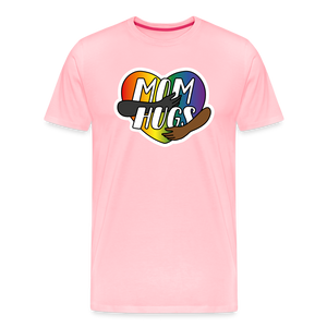 Dad Hugs 7: Men's Premium T-Shirt - pink