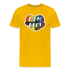 Dad Hugs 7: Men's Premium T-Shirt - sun yellow