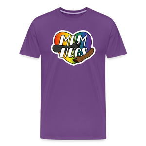 Dad Hugs 7: Men's Premium T-Shirt - purple
