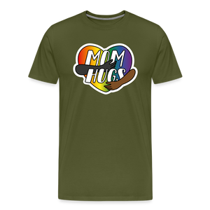 Dad Hugs 7: Men's Premium T-Shirt - olive green
