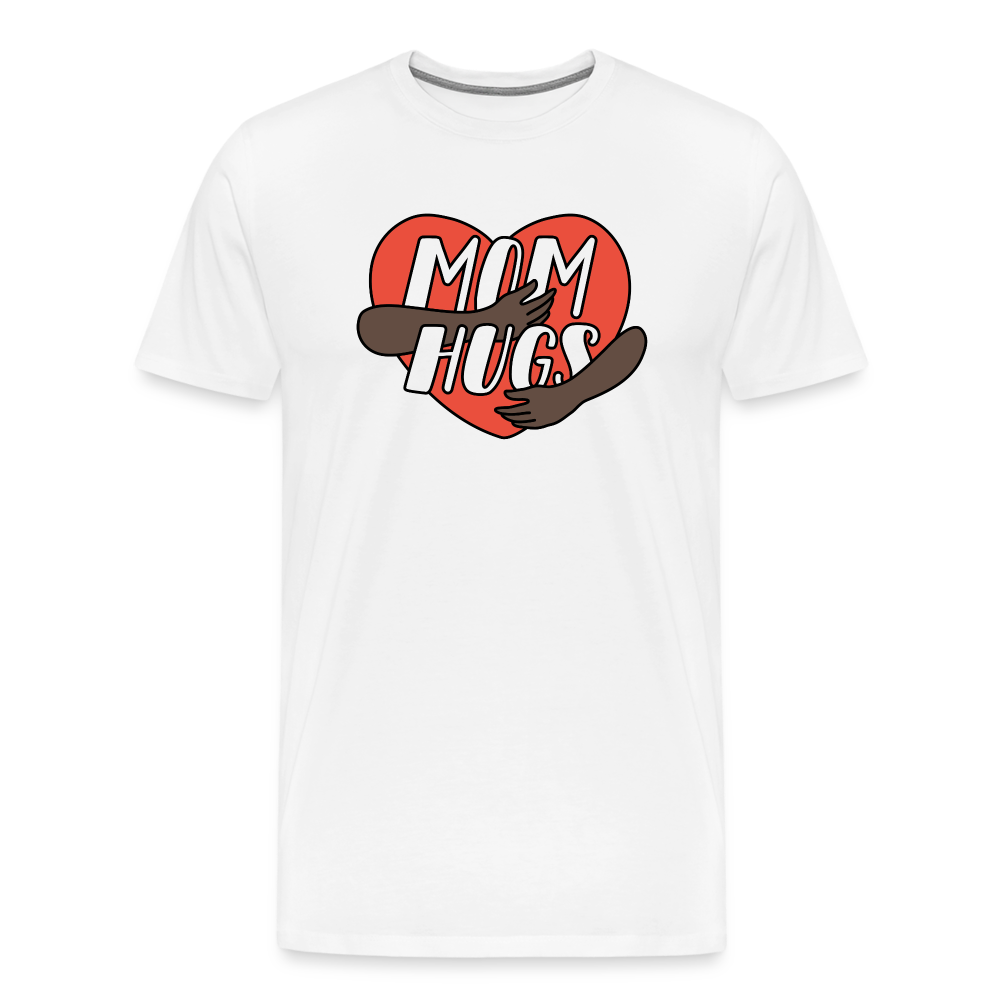 Mom Hugs 4: Men's Premium T-Shirt - white