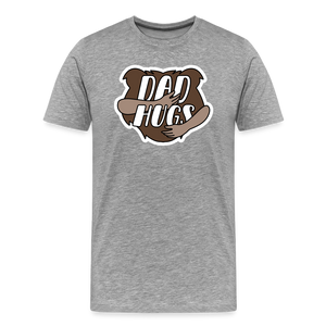 Dad Hugs 2: Men's Premium T-Shirt - heather gray