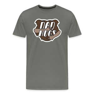 Dad Hugs 2: Men's Premium T-Shirt - asphalt gray