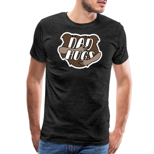 Dad Hugs 2: Men's Premium T-Shirt - charcoal grey