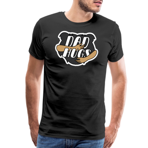 Dad Hugs 4: Men's Premium T-Shirt - black