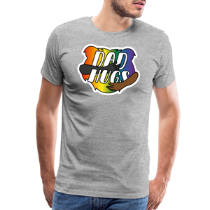 Dad Hugs 6: Men's Premium T-Shirt - heather gray