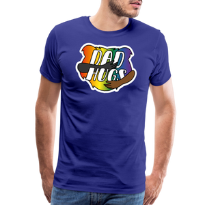 Dad Hugs 6: Men's Premium T-Shirt - royal blue