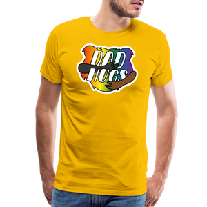 Dad Hugs 6: Men's Premium T-Shirt - sun yellow