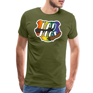 Dad Hugs 6: Men's Premium T-Shirt - olive green
