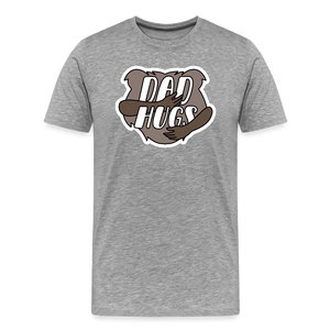 Dad Hugs 3: Men's Premium T-Shirt - heather gray