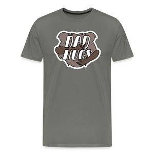 Dad Hugs 3: Men's Premium T-Shirt - asphalt gray