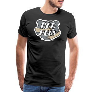 Dad Hugs 1: Men's Premium T-Shirt - black