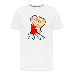 Popeye: Men's Premium T-Shirt - white