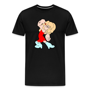 Popeye: Men's Premium T-Shirt - black