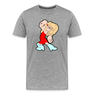 Popeye: Men's Premium T-Shirt - heather gray