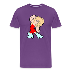 Popeye: Men's Premium T-Shirt - purple