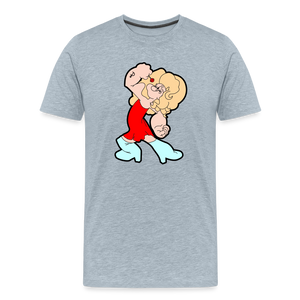Popeye: Men's Premium T-Shirt - heather ice blue