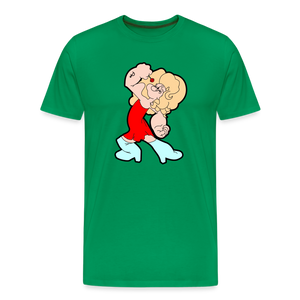 Popeye: Men's Premium T-Shirt - kelly green