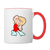 Popeye: Contrast Coffee Mug - white/red