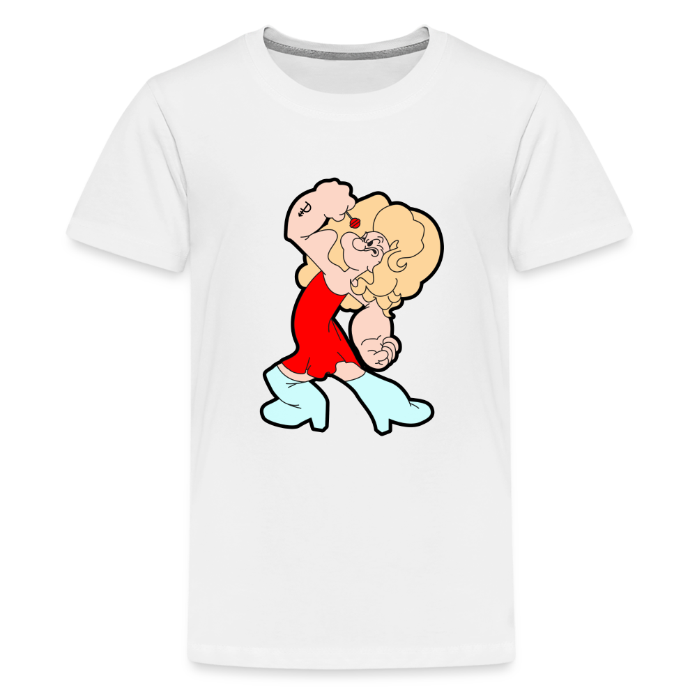 Popeye: Kids' Premium T-Shirt - white