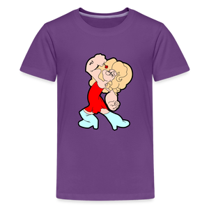 Popeye: Kids' Premium T-Shirt - purple