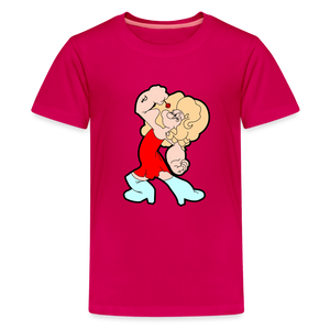 Popeye: Kids' Premium T-Shirt - dark pink