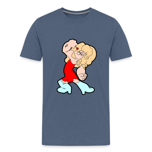 Popeye: Kids' Premium T-Shirt - heather blue