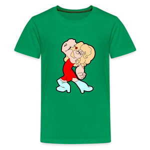 Popeye: Kids' Premium T-Shirt - kelly green