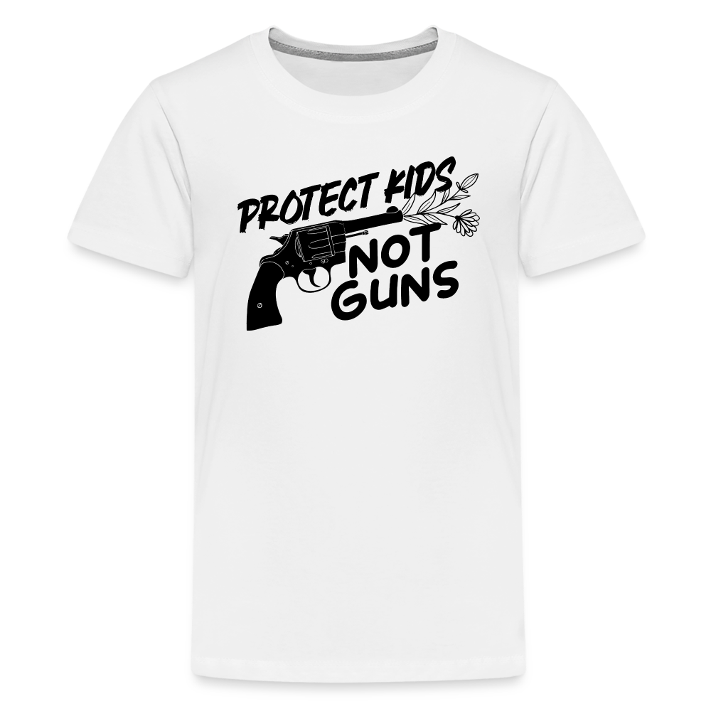 Protect Kids Not Guns: Kids' Premium T-Shirt - white