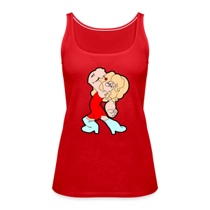 Popeye: Women’s Premium Tank Top - red