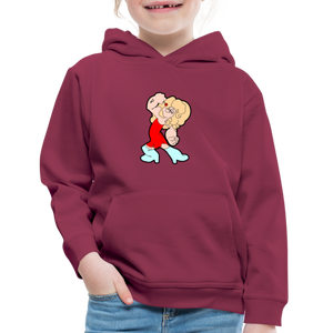 Popeye: Kids‘ Premium Hoodie - burgundy