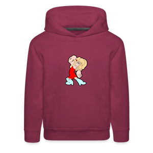 Popeye: Kids‘ Premium Hoodie - burgundy