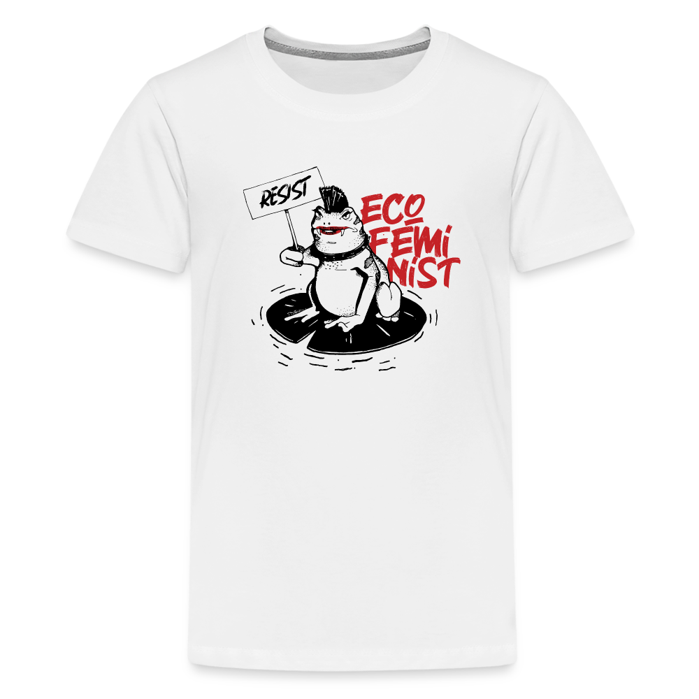 Eco-Frog: Kids' Premium T-Shirt - white