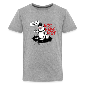 Eco-Frog: Kids' Premium T-Shirt - heather gray