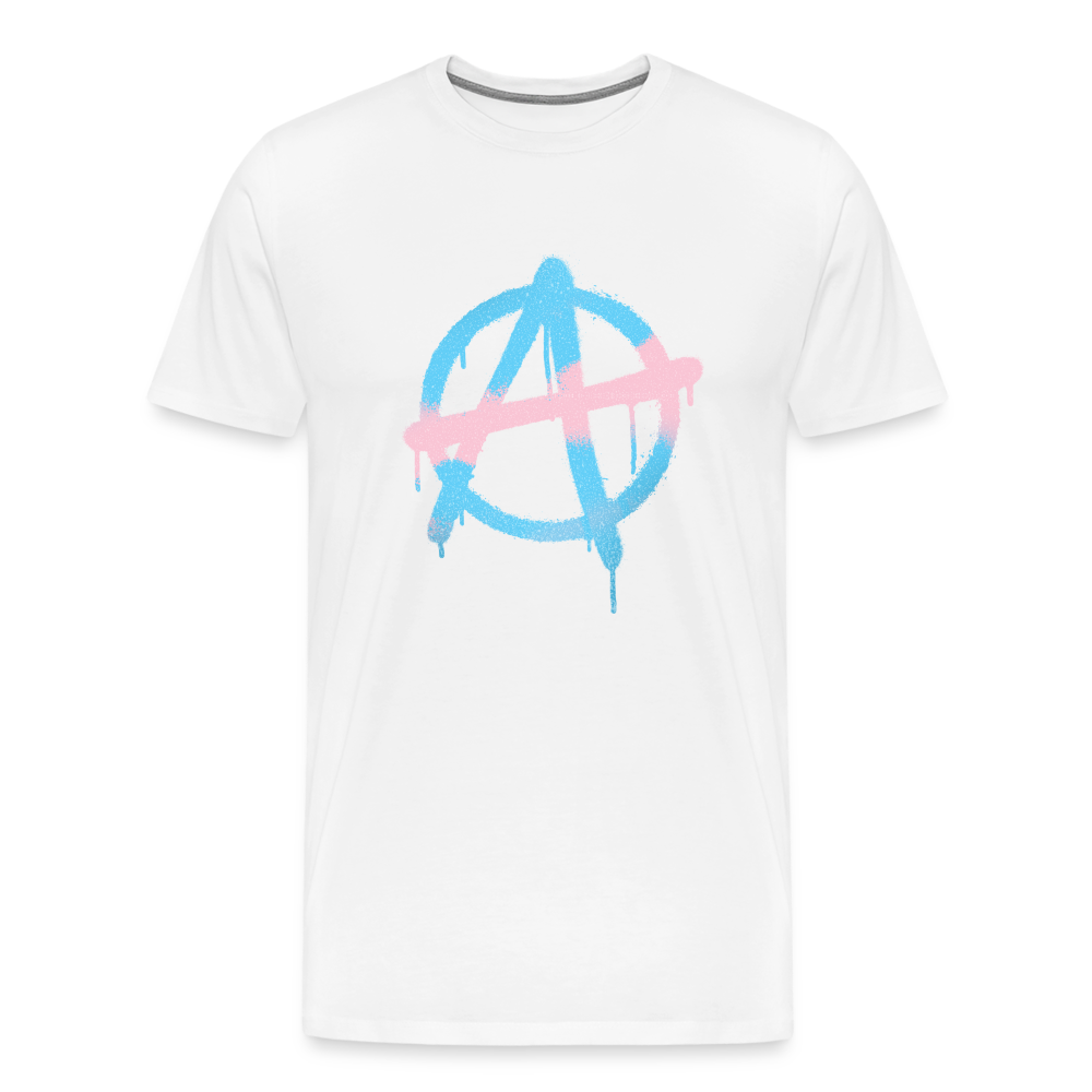Anarchy Trans: Men's Premium T-Shirt - white
