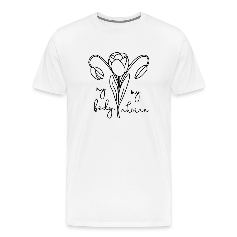 Tulip 1: Men's Premium T-Shirt - white