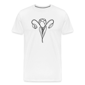 Tulip: Men's Premium T-Shirt - white