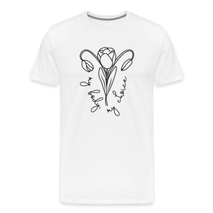 Tulip 2: Men's Premium T-Shirt - white