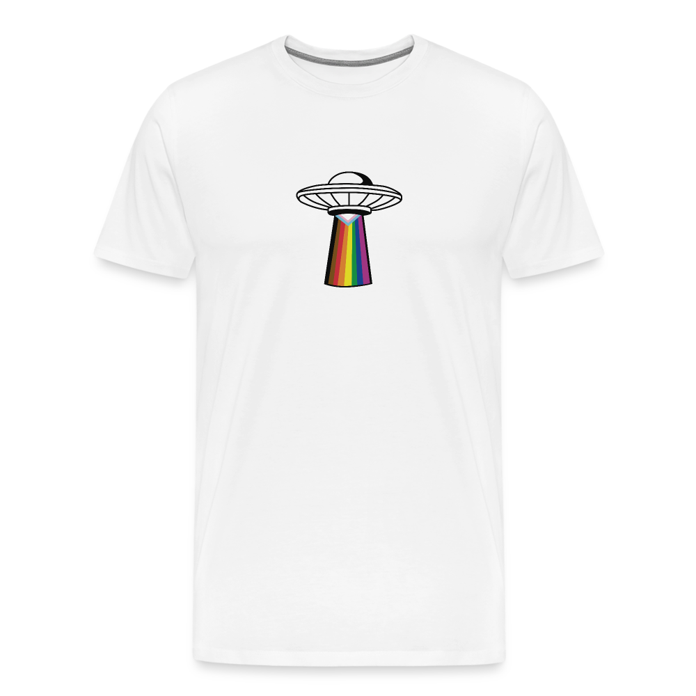 UFO: Pride Men's Premium T-Shirt - white