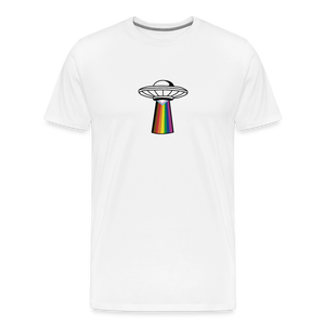 UFO: Pride Men's Premium T-Shirt - white