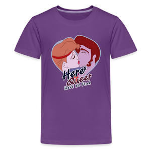 Here & Queer V2: Kids' Premium T-Shirt - purple